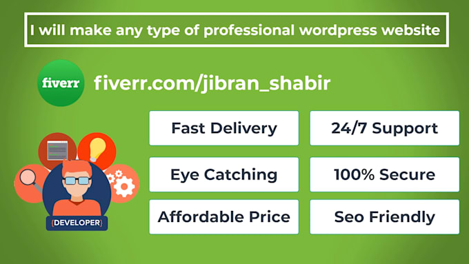 build professional wordpress website design or blog