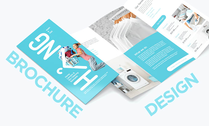 design a professional flyer or brochure for your business
