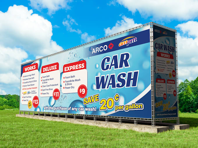 create stunning billboard, banner and signage designs