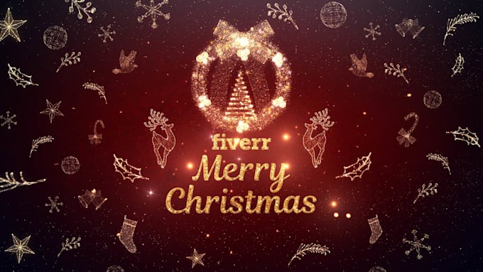 make beautiful christmas and new year video wishes