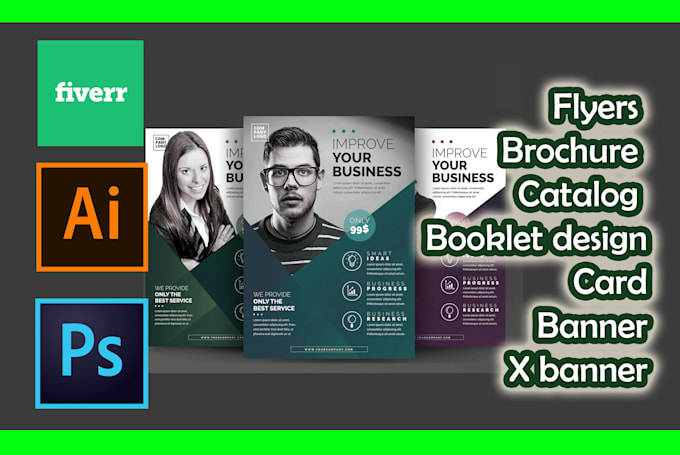 Flyer,brochure,banner design you you by Mantasha505 | Fiverr