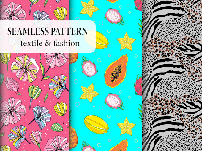 design awesome seamless pattern for your products