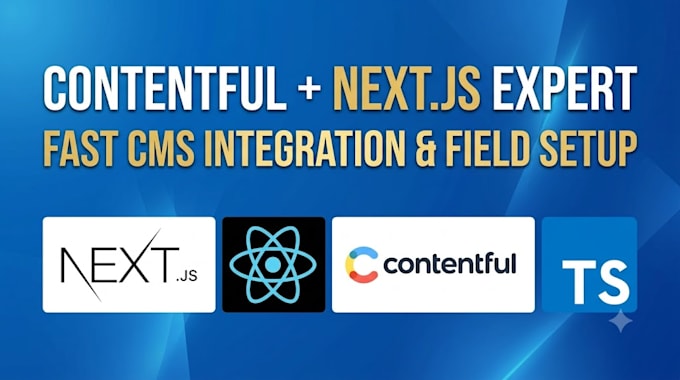 integrate contentful cms or fix fields in nextjs react