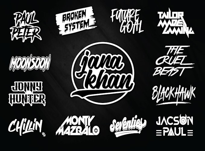 design dj, producer, band, music and business logo