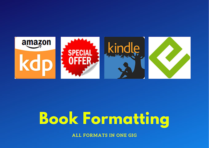 do kindle formatting, paperback and convert pdf to epub