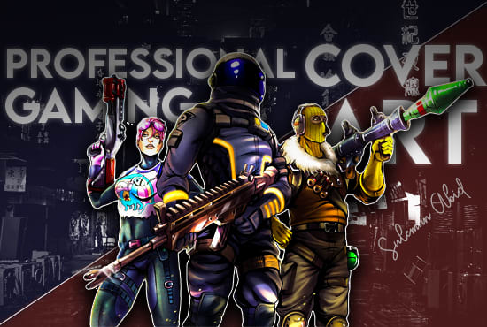design a professional gaming cover art