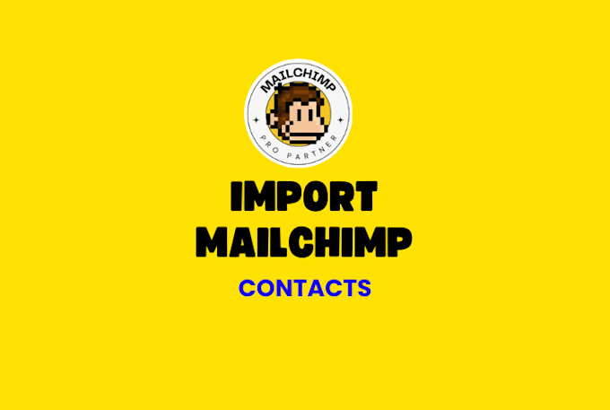 import mailchimp contact email addresses
