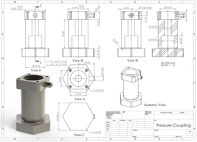 provide general and fabrication engineering drawing