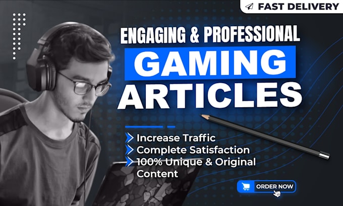 write SEO optimzed esports or gaming articles