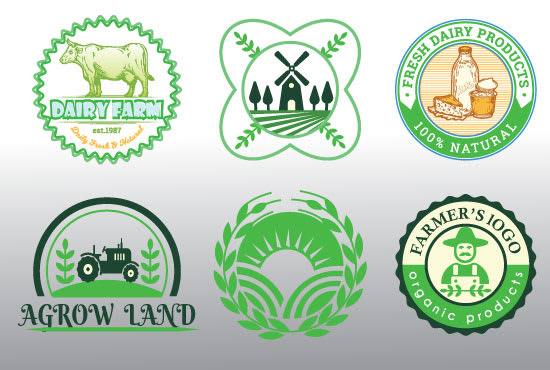 design unique agricultural and farm logo
