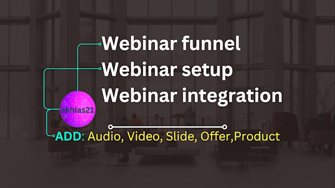 setup webinar funnel, webinar setup and integration