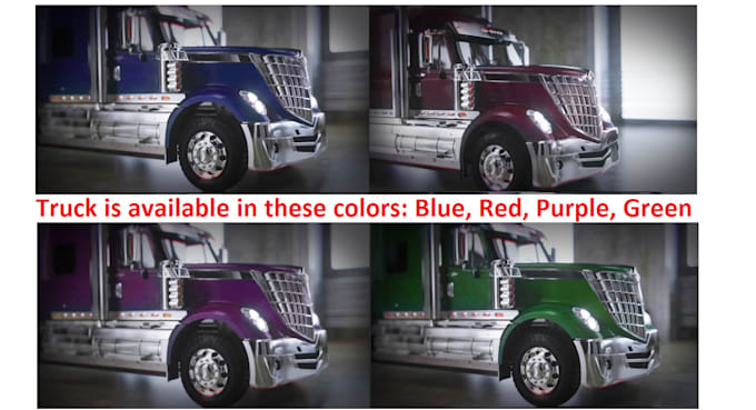 make truck repair logo reveal animated video