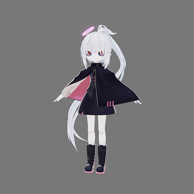 3d Model A Female Anime Character By Sotistotis3d