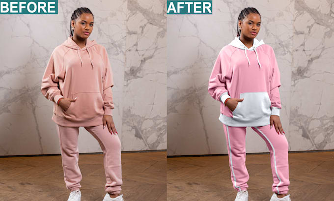 do image recolor, correction, pattern change in photoshop