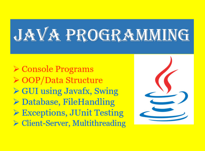 Hire a freelancer to do java console javafx java swing gui projects