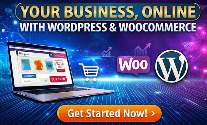 create modern wordpress woocommerce website