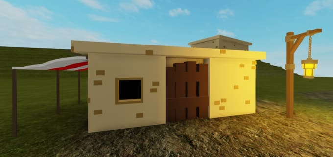 Create Low Poly Builds In Roblox For You By Lordorange - roblox studio tutorial house