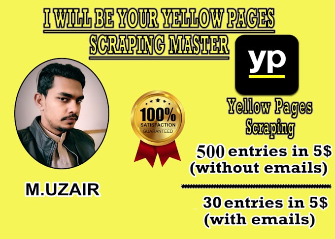 be your yellow pages scraping master