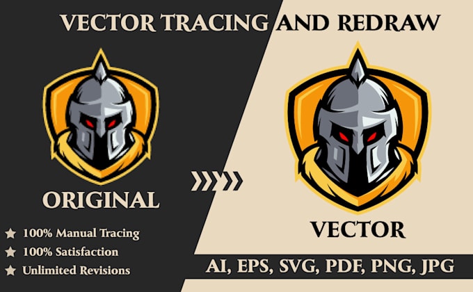 do manual vector tracing