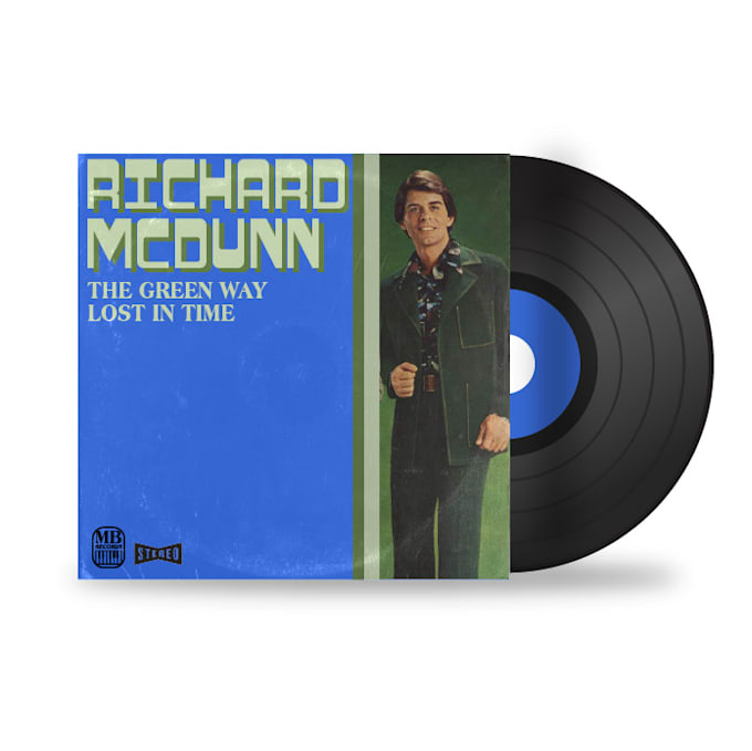 do a professional vintage album or single cover