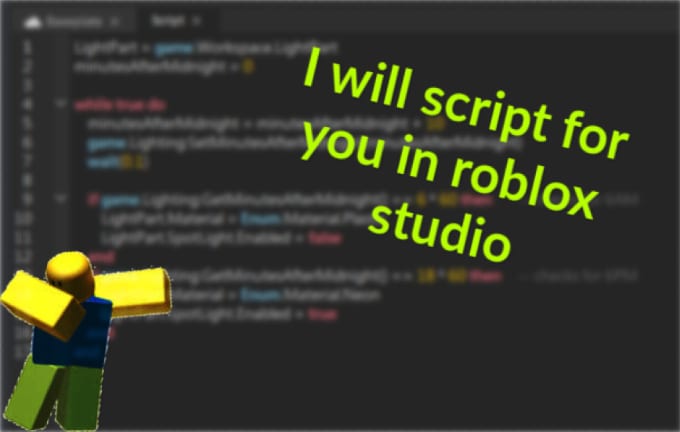 Make Roblox Script For Your Game By Random Dev