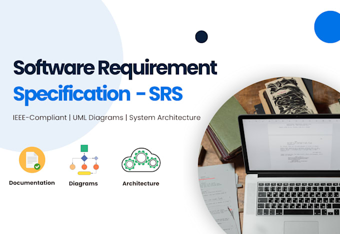 write software requirement specification or srs document with uml