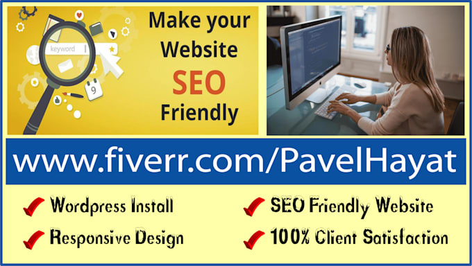 create SEO friendly responsive full website in 24 hours