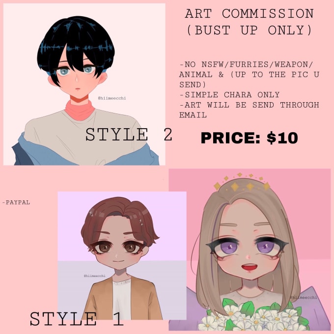 Draw Cute Anime And Characters In My Artsyle By Hiimeecchi