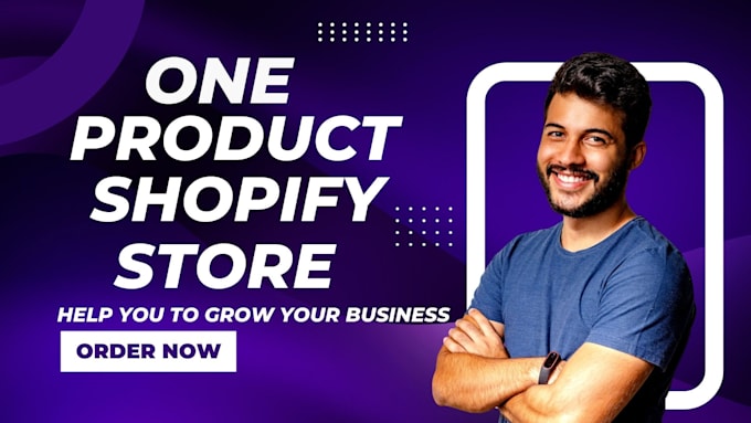 create one product shopify dropshipping store