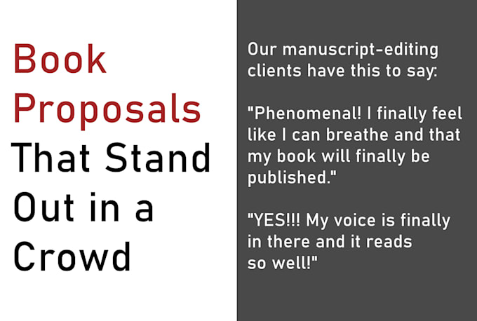 write your nonfiction book proposal