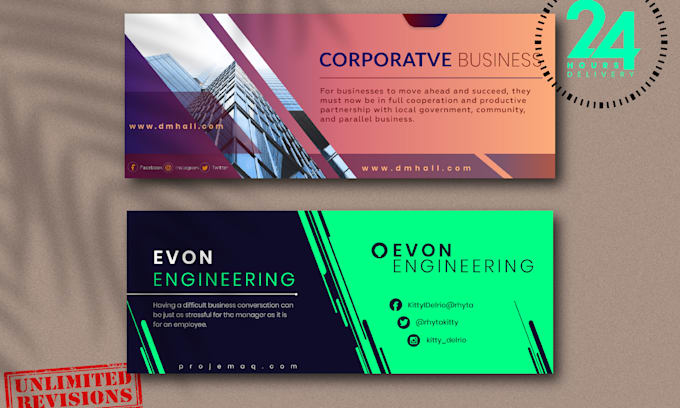 create stylish minimal banner design