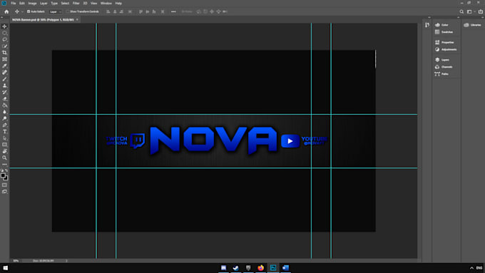 Create A Custom Logo Inside Of Adobe Photoshop For You By Notnov4