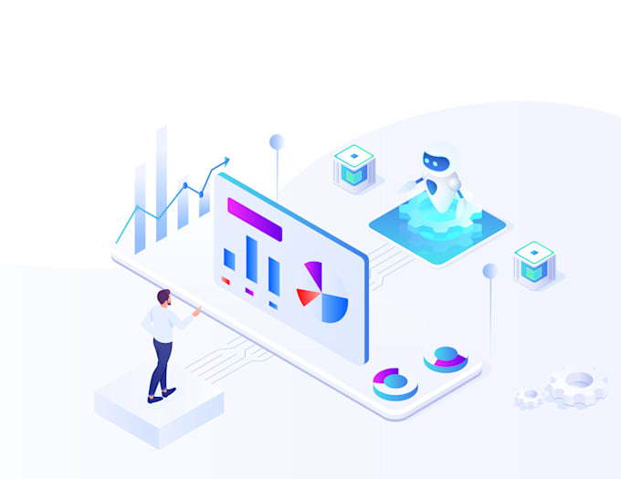 create expert 3d infographics to explain your brand services