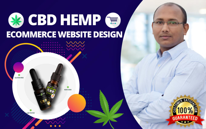 Build cbd hemp cannabis medical marijuana website store with responsive