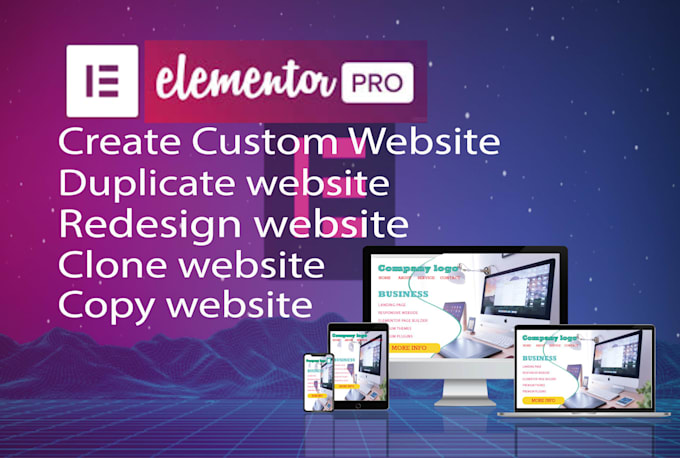 clone any wordpress website into elementor template
