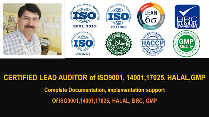 iso 9001,17025,14001, halal, six sigma,13485,45001, as9100