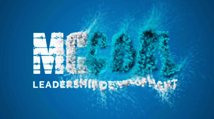 create energetic particle stylish and 3d logo animation