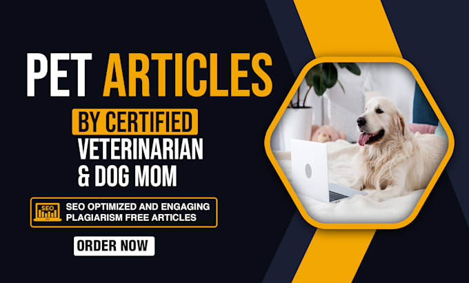 write SEO blogs and articles about dogs, cats and all pets