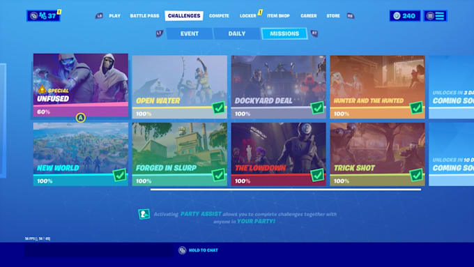 Help you with fortnite challenges