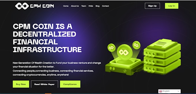 design professional ico presale website