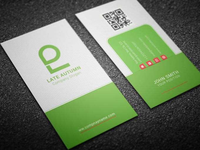 design business card with a perfect concept