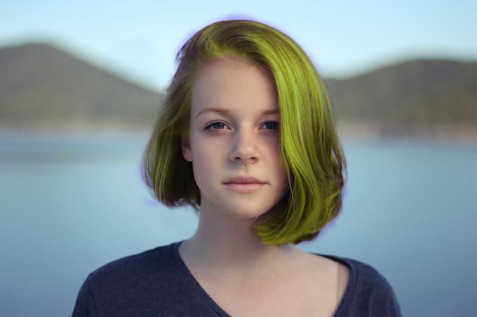 do hair colour changing in photoshop