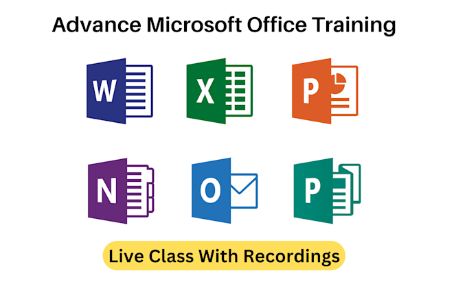 teach you microsoft word, excel, powerpoint, ms outlook, and access