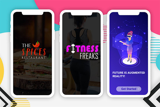 design stunning splash screen and app icons for you