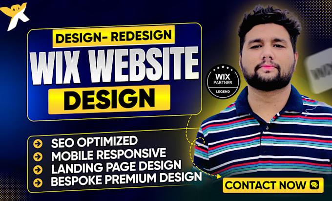 create wix website design and redesign wix online store