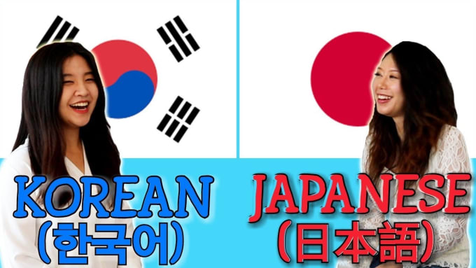 manually translate english into japanese or korean