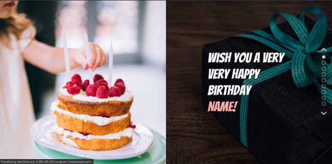 Make a responsive happy birthday card for half dollar by Noxdanish | Fiverr