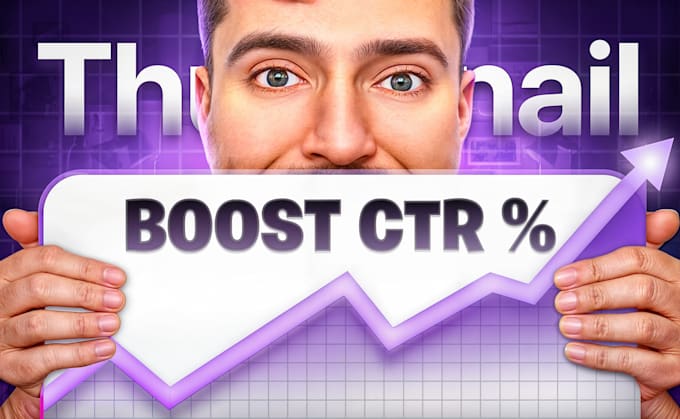 design catchy youtube thumbnail
