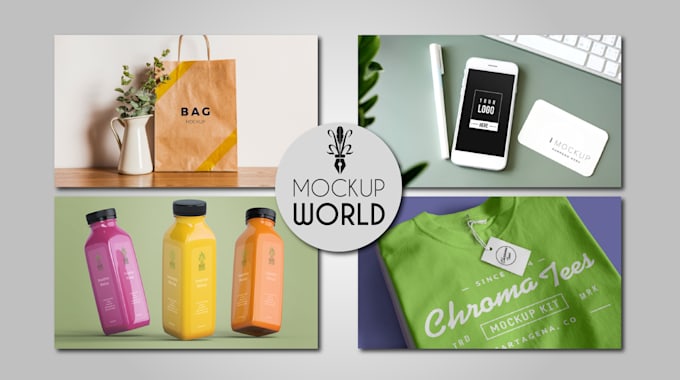 Set your logo on 3d mockup for your brand by Hhzantur | Fiverr