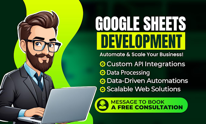 automate google sheets for data processing and apis